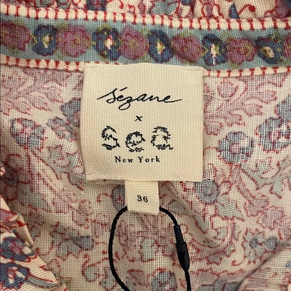 NWT Sézane x Sea New York Gala in Emilia print 36 - Picture 4 of 15